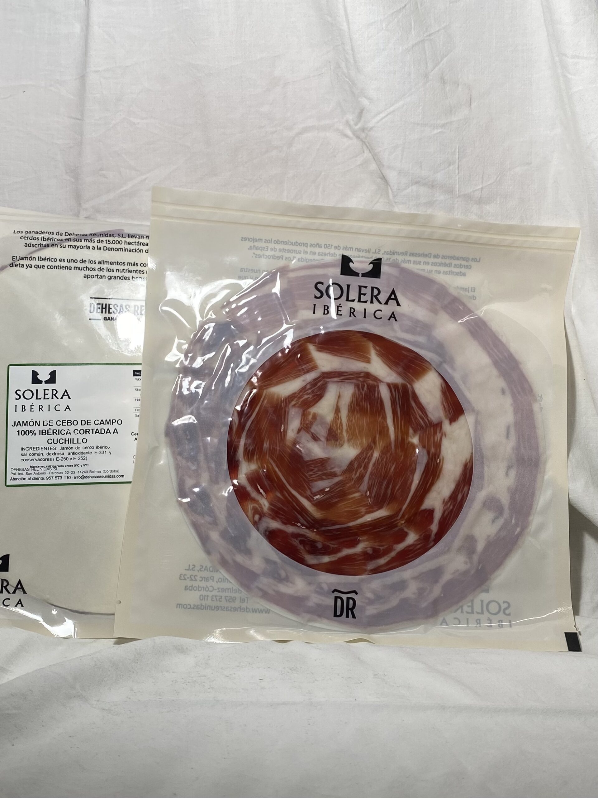 Jamón de bellota ibérico cortado a cuchillo 100g